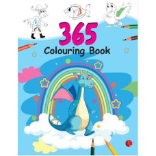365 Colouring Book: Paint And Draw With 365 Big Pictures